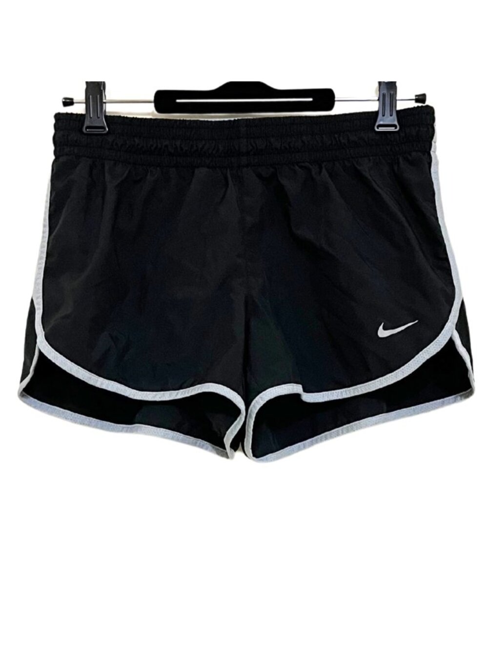 Nike Dri-FIT Athletic Black & Grey Running Workout Shorts – M